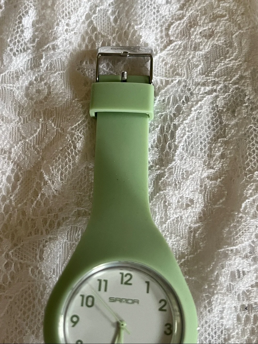 Green Silicone Watch